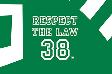 RESPECT THE LAW 38 横断歩道は歩行者が優先